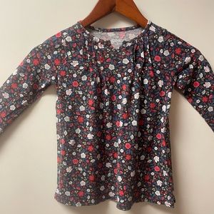 OshKosh Flower Print Knit - Girls 5T. Very Good Condition